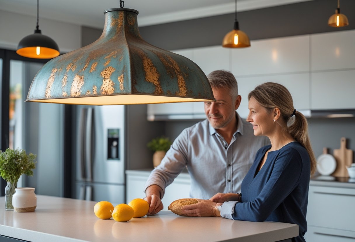 Sådan vælger du den perfekte lampe med oxidation til dit køkken